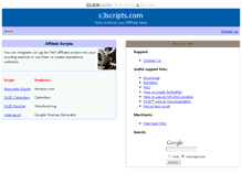 Tablet Screenshot of c3scripts.com